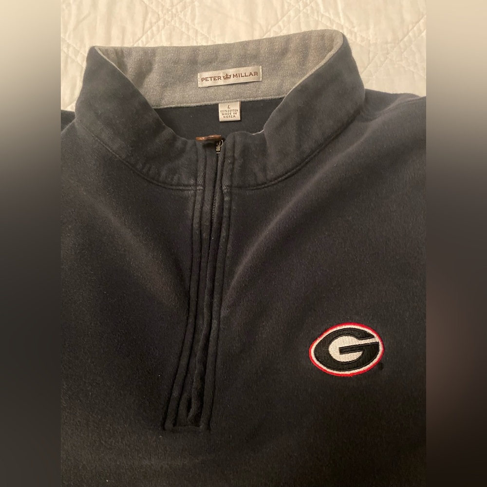 UGA Georgia Bulldogs Peter Millar Large Pullover